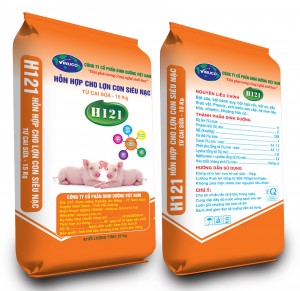 H121 - Hỗn hợp cho lợn con siêu nạc (Từ cai sữa - 15kg)