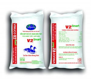 V2 Smart - Hỗn hợp cho vịt, ngan siêu thịt (Từ 22 ngày tuổi - xuất bán)