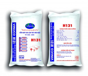 H131 - Hỗn hợp cho lợn thịt siêu nạc (Từ 12kg - 22kg)