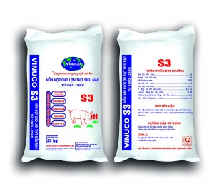 S3 - Hỗn hợp cho lợn thịt siêu nạc (Từ 10kg - 25kg)